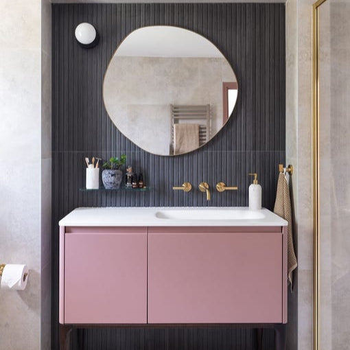 Image of Kinfolk Ebony Wood Slat tile 60x120cm-Large format-Ca Pietra-Tile.co.uk