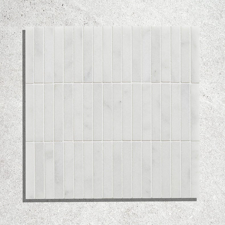 Image of Long Island Marble Honed Bamboo Mosaic 30.5 x 30.5 x 1.0cm-Ca Pietra-Tile.co.uk