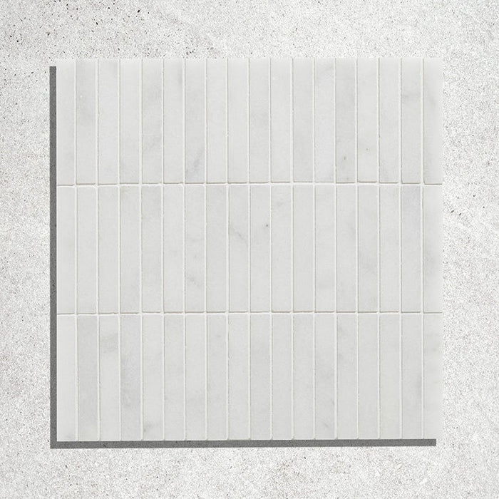 Long Island Marble Honed Bamboo Mosaic 30.5 x 30.5 x 1.0cm-Ca Pietra-Tile.co.uk
