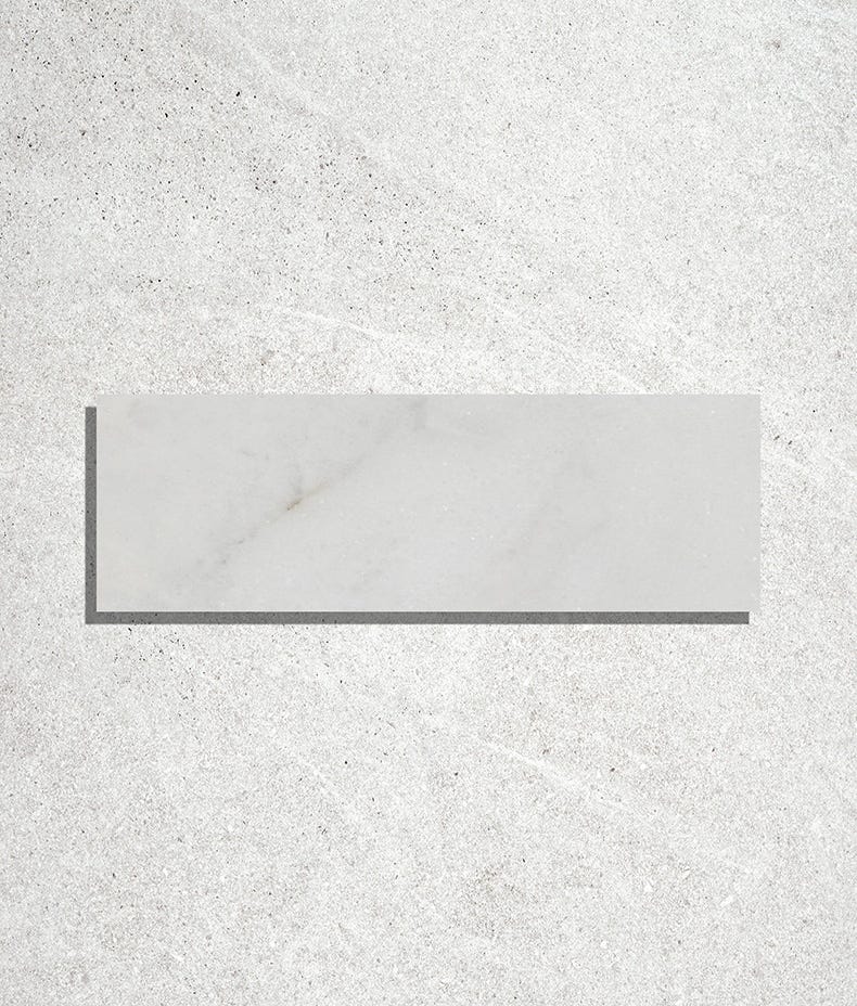 Image of Long Island Marble Brick Honed 7.5 x 15cm-Marble-Ca Pietra-Tile.co.uk