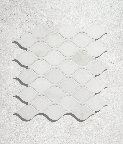 Long Island Marble Honed Tear Drop 30.6 x 31.9 x 1.0cm-Ca Pietra-Tile.co.uk