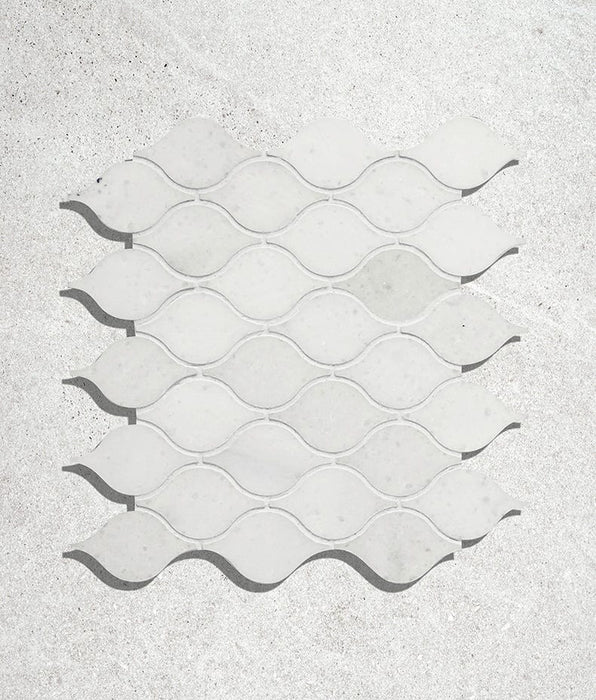 Long Island Marble Honed Tear Drop 30.6 x 31.9 x 1.0cm-Ca Pietra-Tile.co.uk