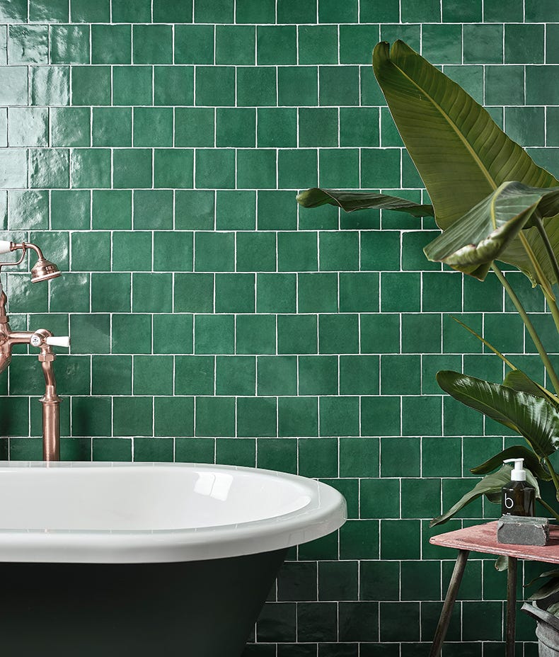Image of Maroc Porcelain Teal 9.9 x 9.9cm-Ca Pietra-Tile.co.uk