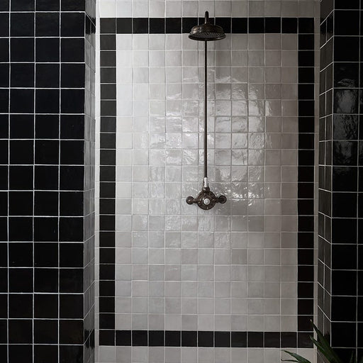 Maroc Porcelain Nero 9.9 x 9.9cm-Ca Pietra-Tile.co.uk