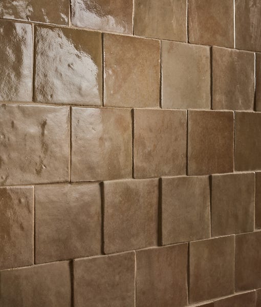Image of Maroc Porcelain Caramel - 9.9 x 9.9 x 1cm-Ca Pietra-Tile.co.uk