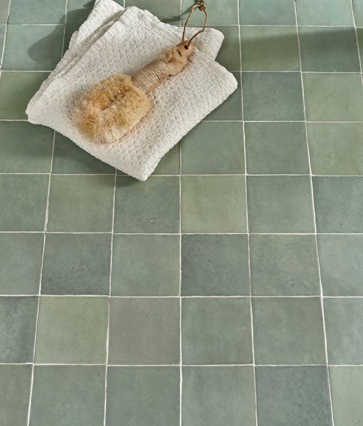 Image of Maroc Porcelain Mint - 9.9 x 9.9 x 1cm-Ca Pietra-Tile.co.uk