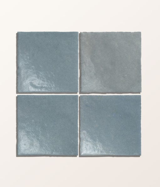 Image of Maroc Porcelain Powder Blue - 9.9 x 9.9 x 1cm-Ca Pietra-Tile.co.uk