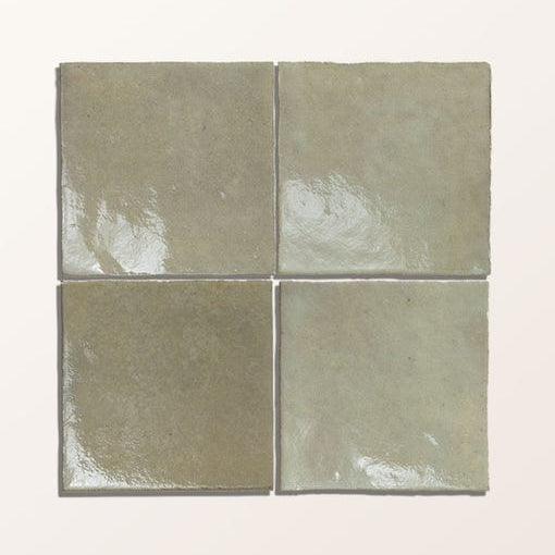 Image of Maroc Porcelain Sage - 9.9 x 9.9 x 1cm-Ca Pietra-Tile.co.uk