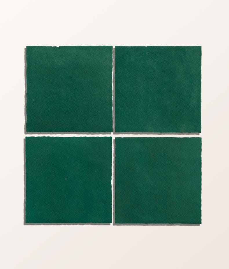Image of Maroc Porcelain Teal 9.9 x 9.9cm-Ca Pietra-Tile.co.uk