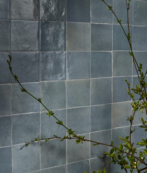 Image of Maroc Porcelain Powder Blue - 9.9 x 9.9 x 1cm-Ca Pietra-Tile.co.uk