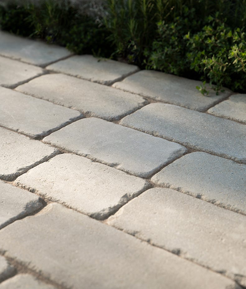 Image of Matravers Sandstone Tumbled Cobbles 14 x Random x 4.0cm-Ca Pietra-Tile.co.uk