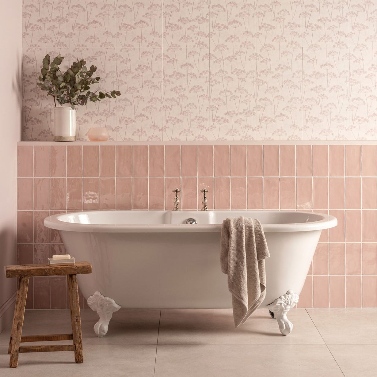 Image of Clover Brick wall tile 10x20cm-Ceramic wall tile-Original Style-tile.co.uk