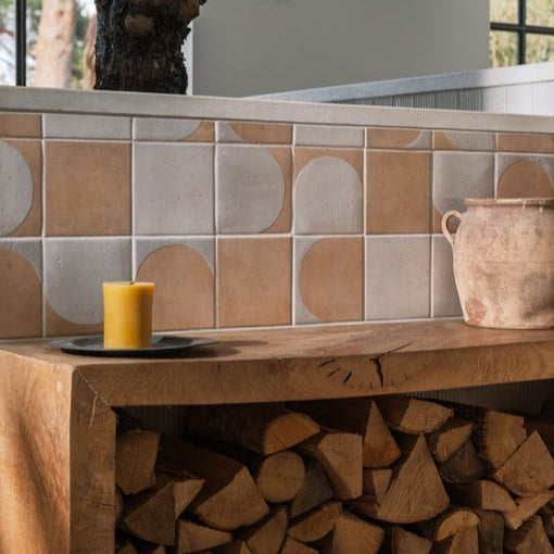 Image of Menara Cotto Porcelain Matt - 15 x 15 x 0.7cm-Ca Pietra-Tile.co.uk