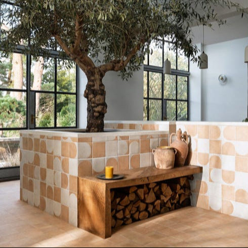 Image of Menara White Porcelain Gloss - 15 x 15 x 0.7cm-Ca Pietra-Tile.co.uk