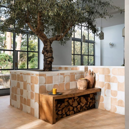 Menara Cotto Arches Porcelain - 15 x 15 x 0.8cm-Ca Pietra-Tile.co.uk