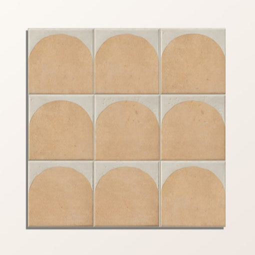 Image of Menara Cotto Arches Porcelain - 15 x 15 x 0.8cm-Ca Pietra-Tile.co.uk