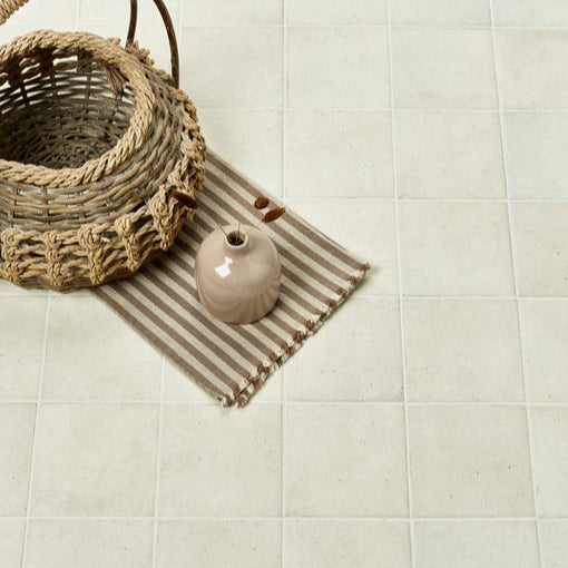 Image of Menara White Porcelain Matt - 15 x 15 x 0.7cm-Ca Pietra-Tile.co.uk