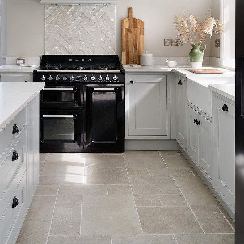 Image of Cotehele Sand Opus Pattern tile-Opus pattern-Ca Pietra-Tile.co.uk