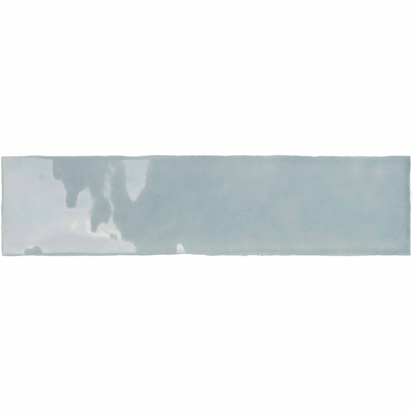 Image of Laurel Blue Brick Tile 7.5x30cm-Ceramic wall tile-Estudio Ceramico-tile.co.uk