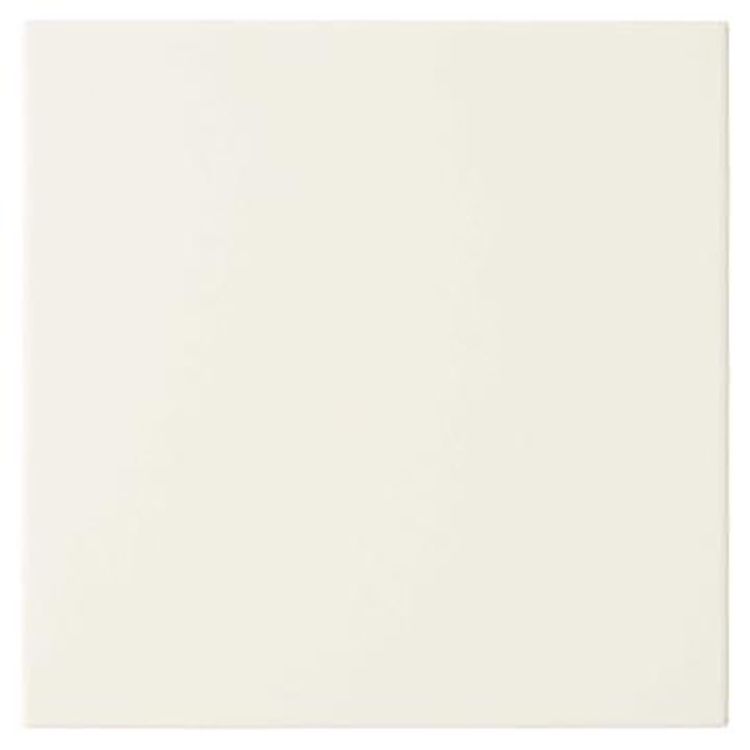 Image of plain white square tile