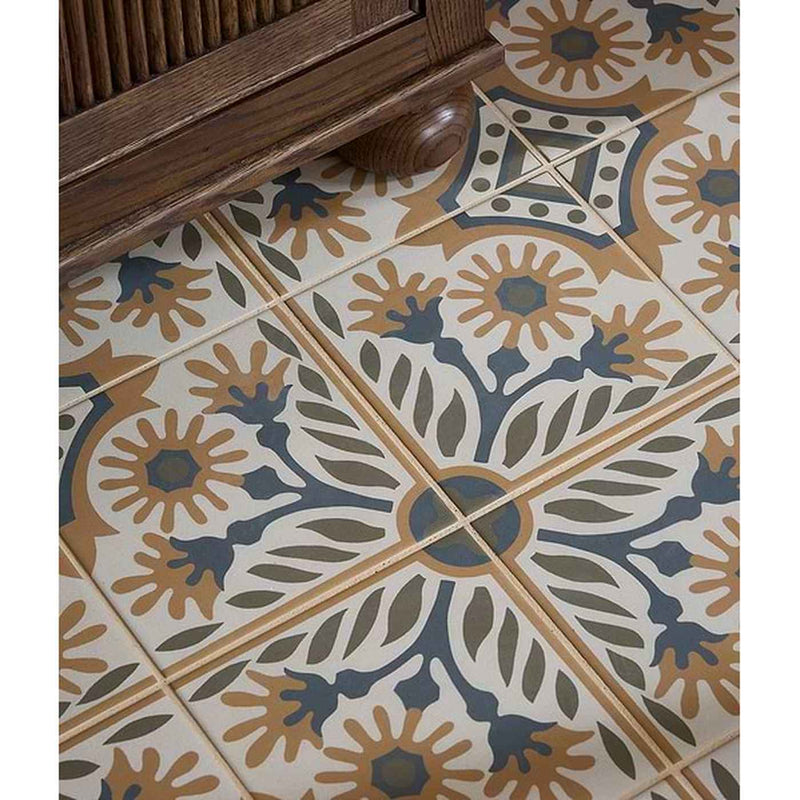 Image of Indirah Porcelain Cotto Tile 20x20cm-Ceramic tile-Ca Pietra-Tile.co.uk