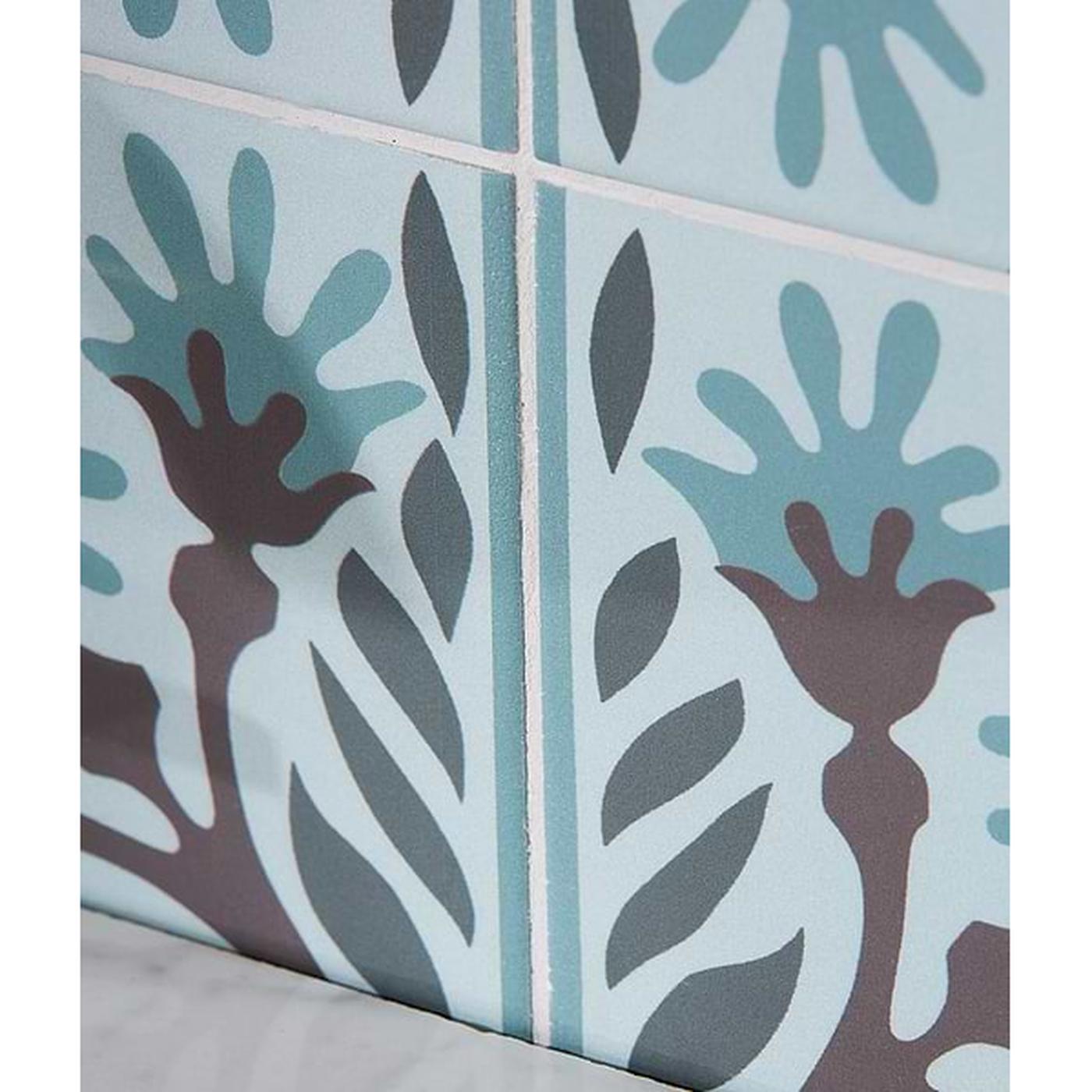 Image of Indirah Porcelain Azure Tile 20x20cm-Ceramic tile-Ca Pietra-Tile.co.uk