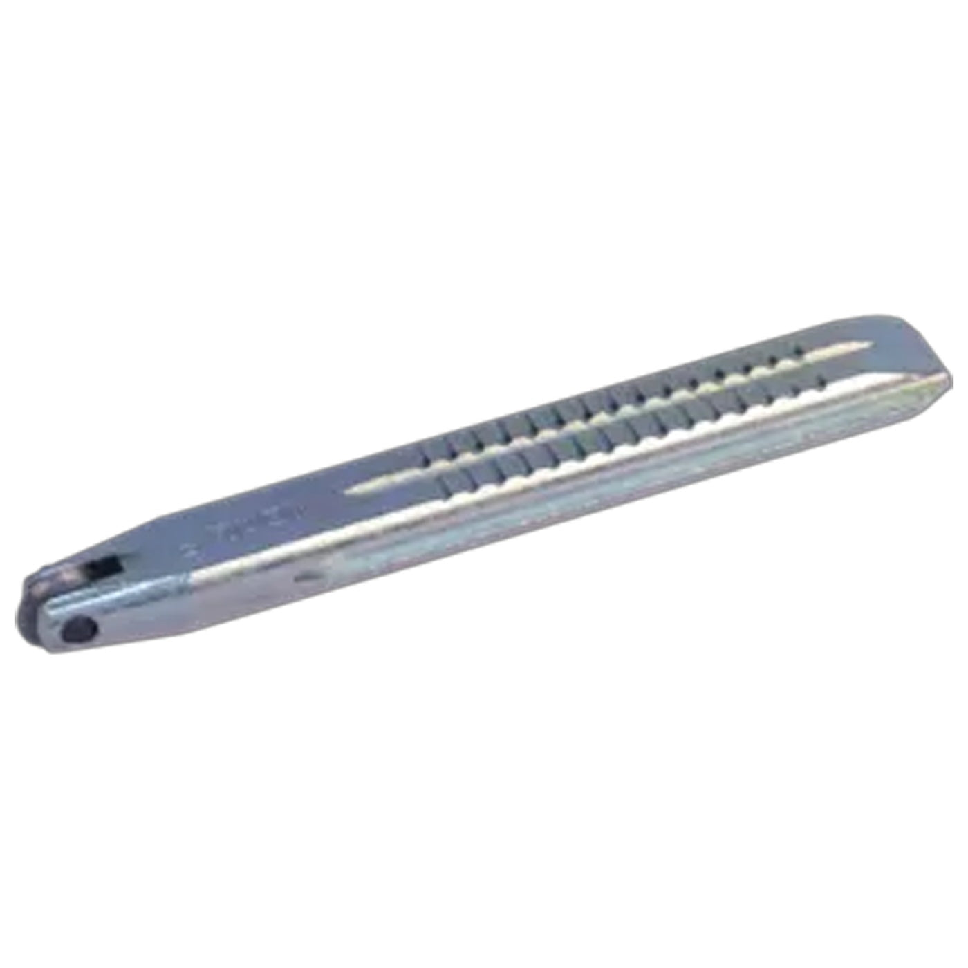 Image of Silver tile scoring tool on a white background 