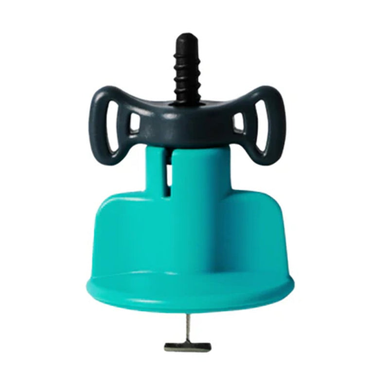Image of Turquoise and black tool on a white background