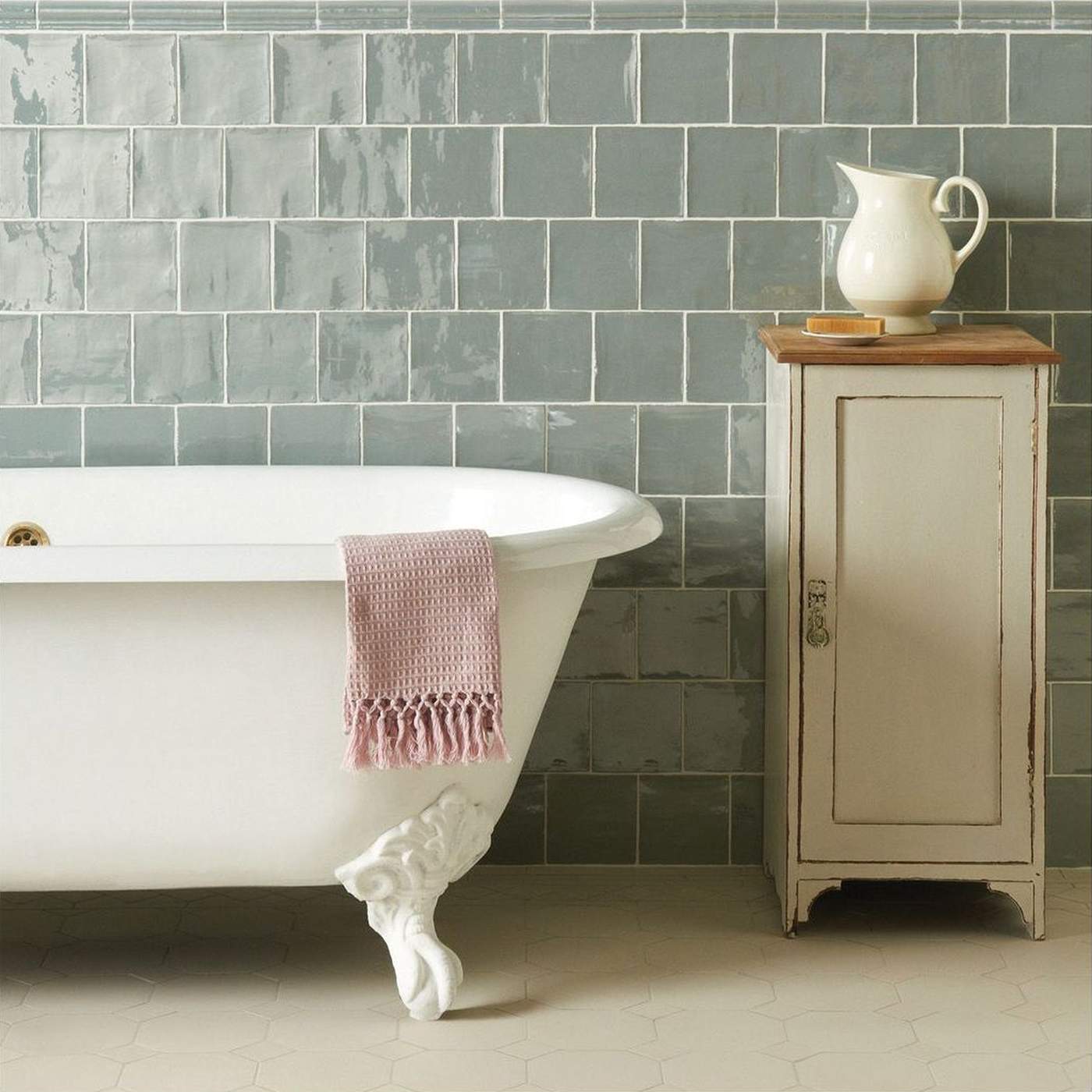 Image of Lazul Field wall tile 13x13cm-Ceramic wall tile-Original Style-Tile.co.uk