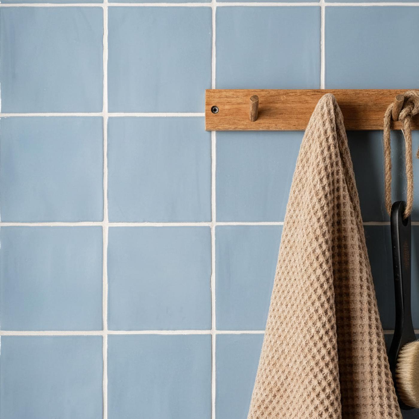 Image of Lupin Field wall tile 13x13cm-Ceramic wall tile-Original Style-Tile.co.uk