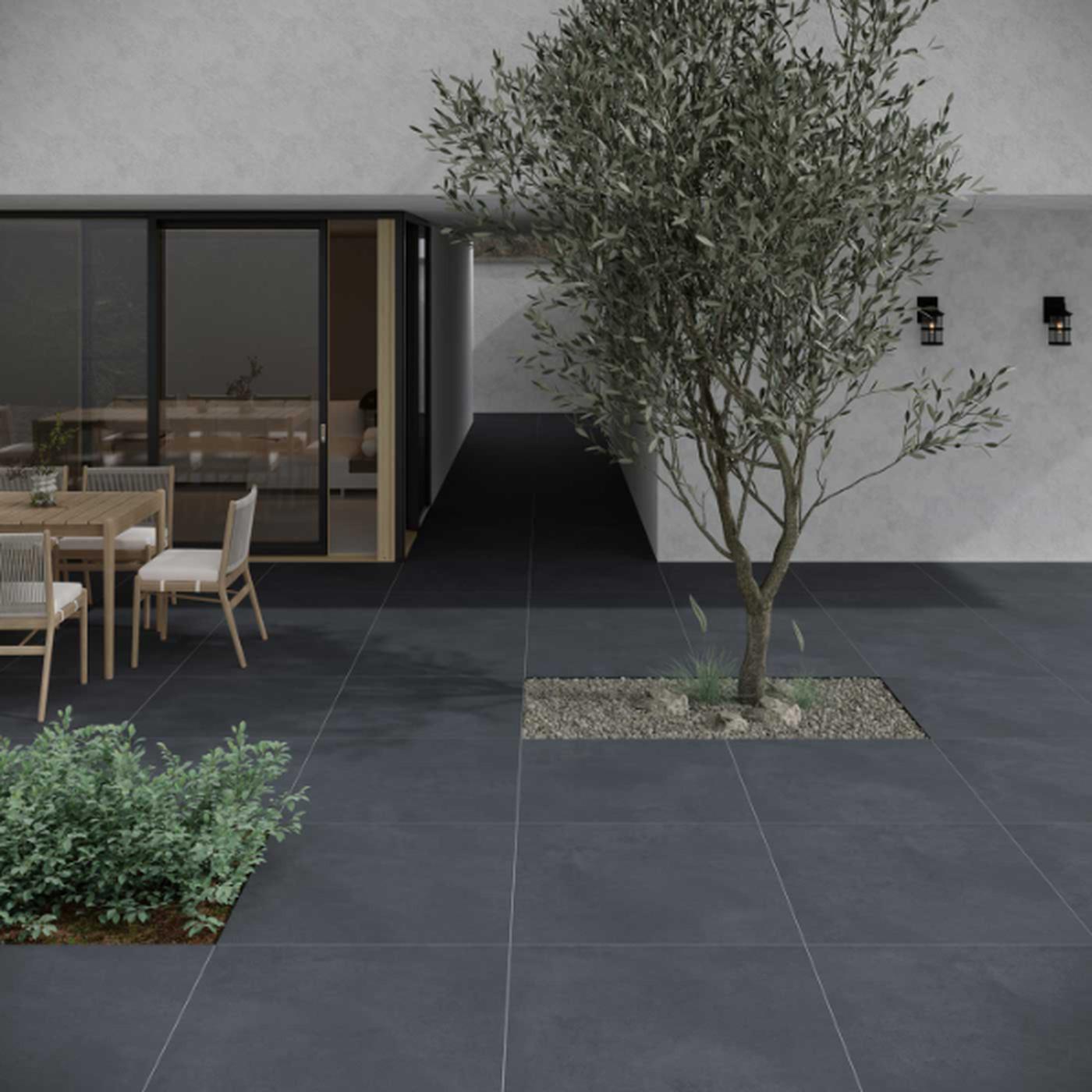 Image of Moon Ash Outdoor tile 80x80x2cm-20mm Porcelain tile-Tile Space-Tile.co.uk