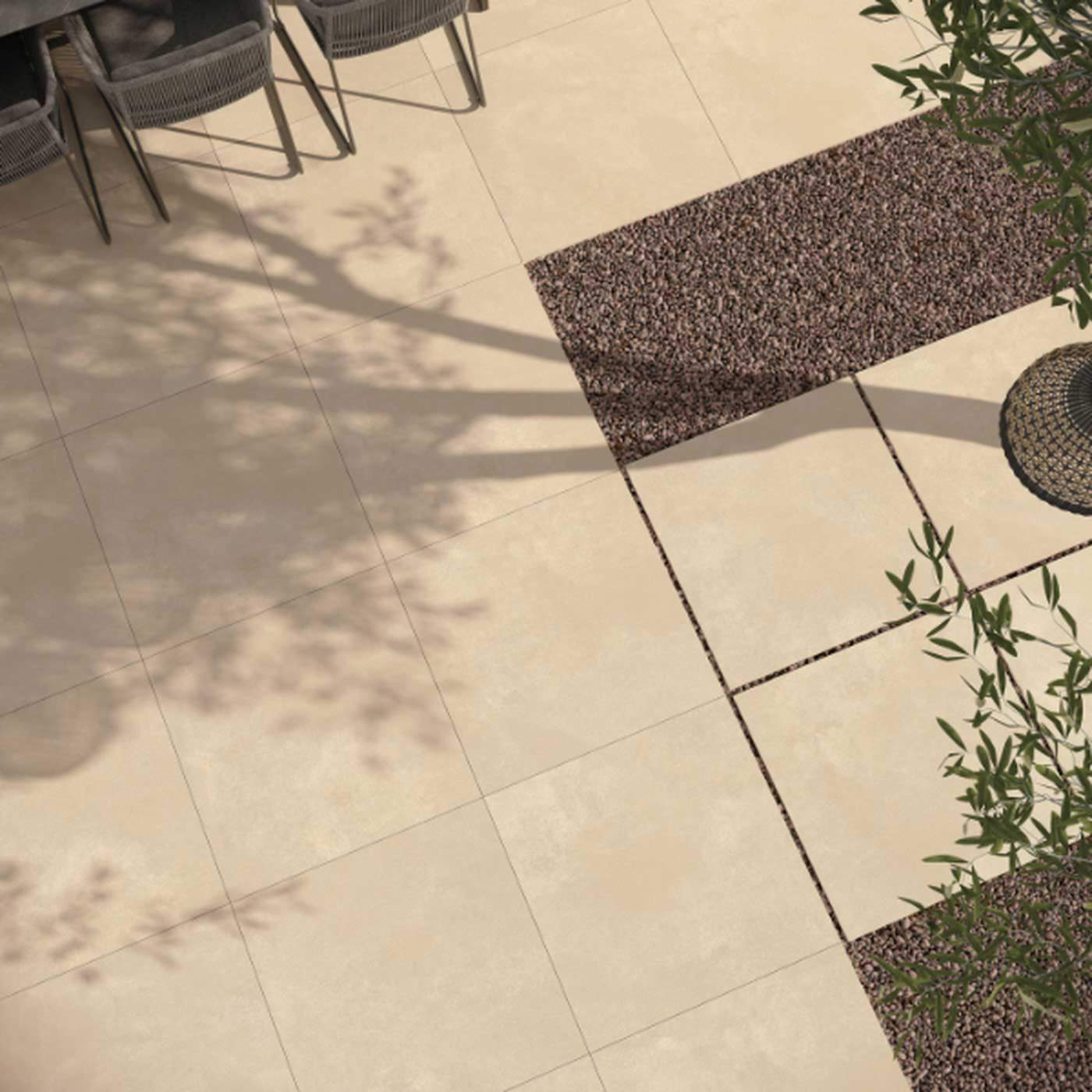 Image of Moon Sand Outdoor tile 80x80x2cm-20mm Porcelain tile-Tile Space-Tile.co.uk