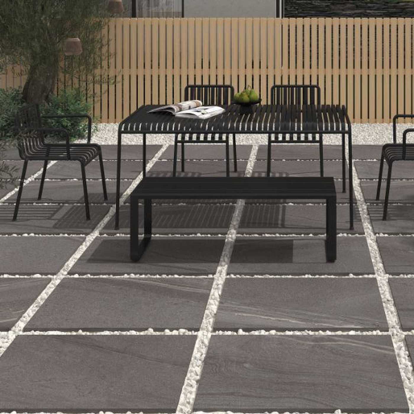 Image of Galaxy Graphite Outdoor tile 60x90x2cm-20mm Porcelain tile-Tile Space-Tile.co.uk