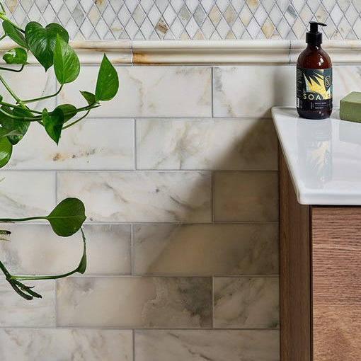 Image of Palazzo Oro Honed Moulding 30.5 x 5 x 5.0cm-Ca Pietra-Tile.co.uk