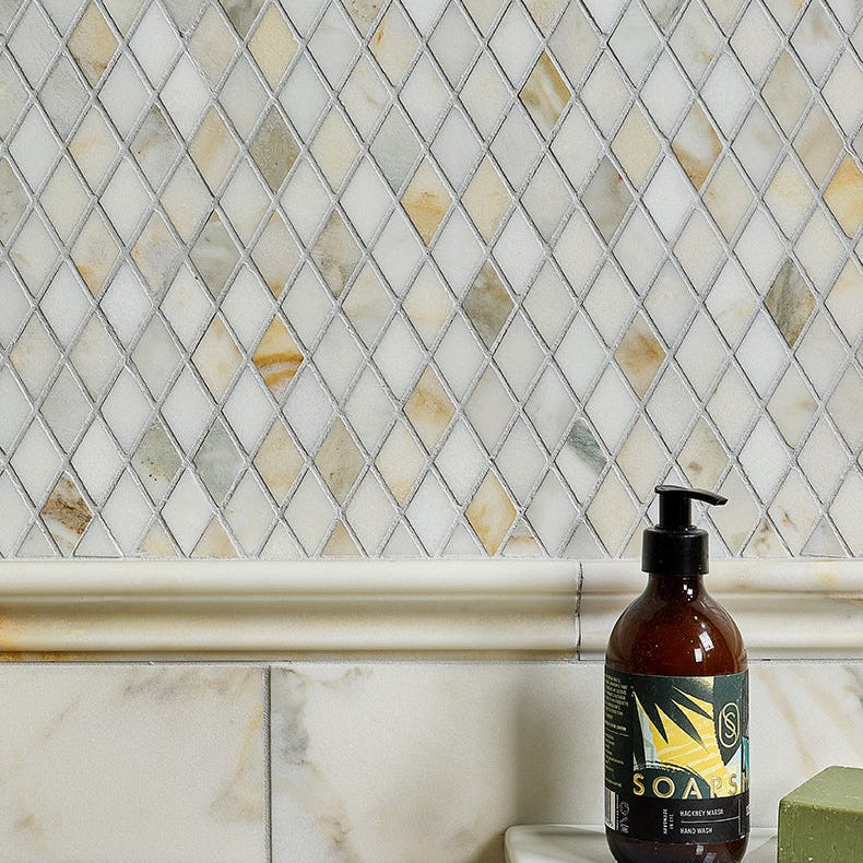 Image of Palazzo Oro Marble Moulding 30.5 x 5 x 5cm-Marble-Ca Pietra-Tile.co.uk