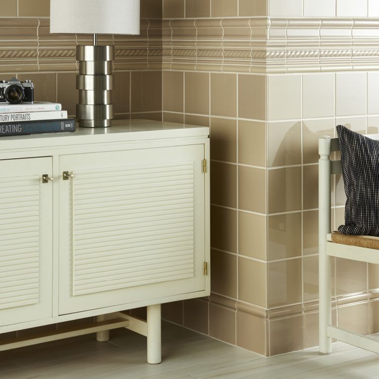 Image of Palladian Beige Rope Dado 15.2x4cm-Ceramic Tiles-Original Style-Tile.co.uk