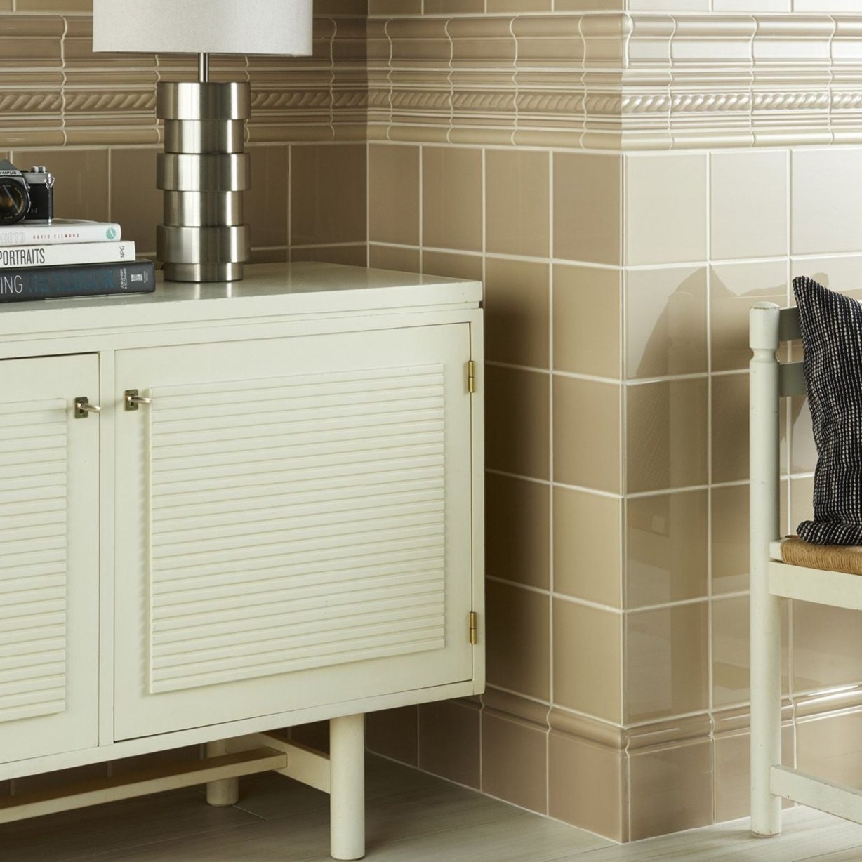 Image of Palladian Beige Skirting Tile 15.2x15.2cm-Ceramic Tiles-Original Style-Tile.co.uk