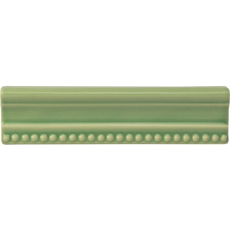Image of Free Sample - Palm Green Hogarth Dado 10x10cm - Delivered separately by Original Style-sample-sample-Tile.co.uk