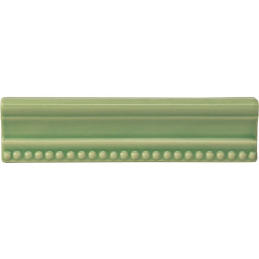 Palm Green Hogarth Dado 15.2x3.8cm-Ceramic Tiles-Original Style-Tile.co.uk