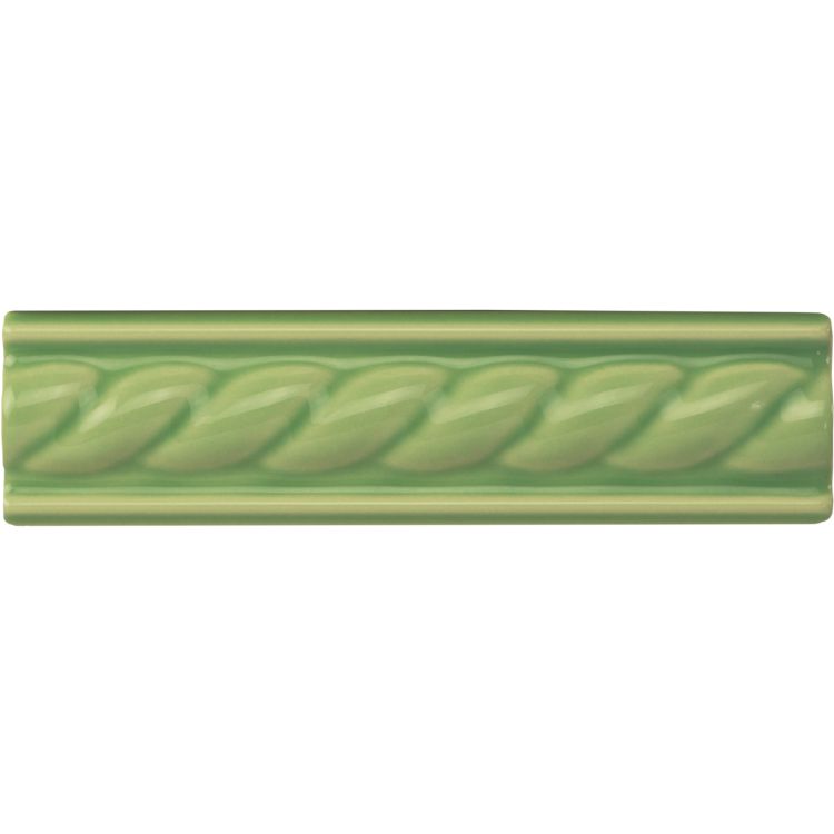 Image of Palm Green Rope Dado 15.2x4cm-Ceramic Tiles-Original Style-Tile.co.uk