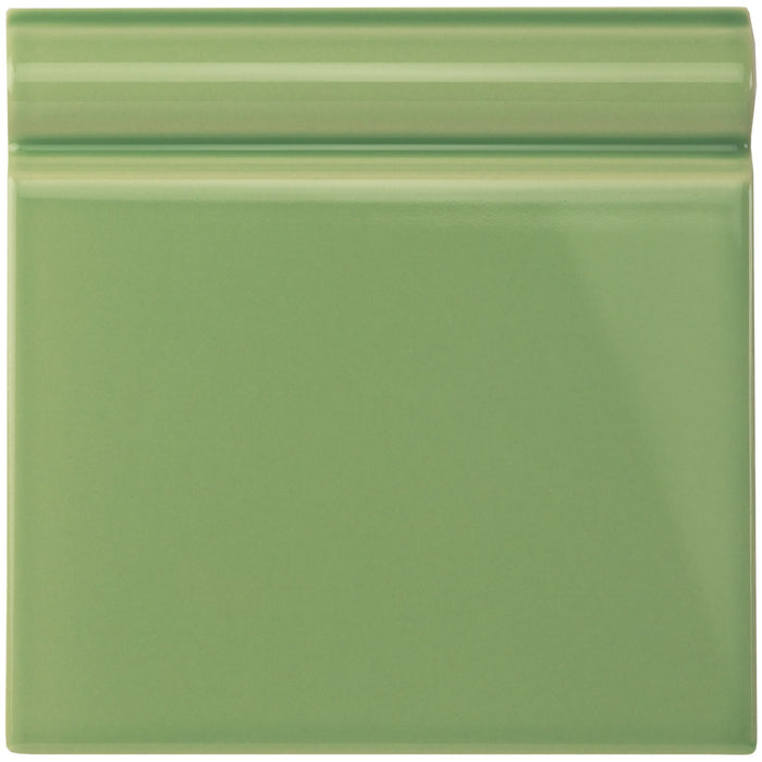 Palm Green Skirting Tile 15.2x15.2cm