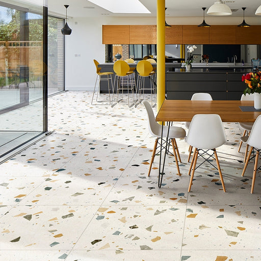 Piazza Porcelain Geo Pearl - 60 x 60cm-Porcelain Tile-Ca Pietra-Tile.co.uk