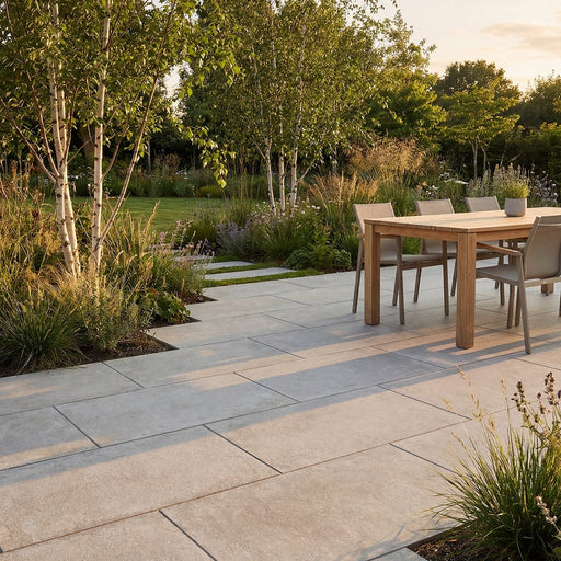 Pierre Paving Gris tile Outdoor Porcelain tile 59.8x89.8cm-20mm Porcelain tile-Ca Pietra-Tile.co.uk