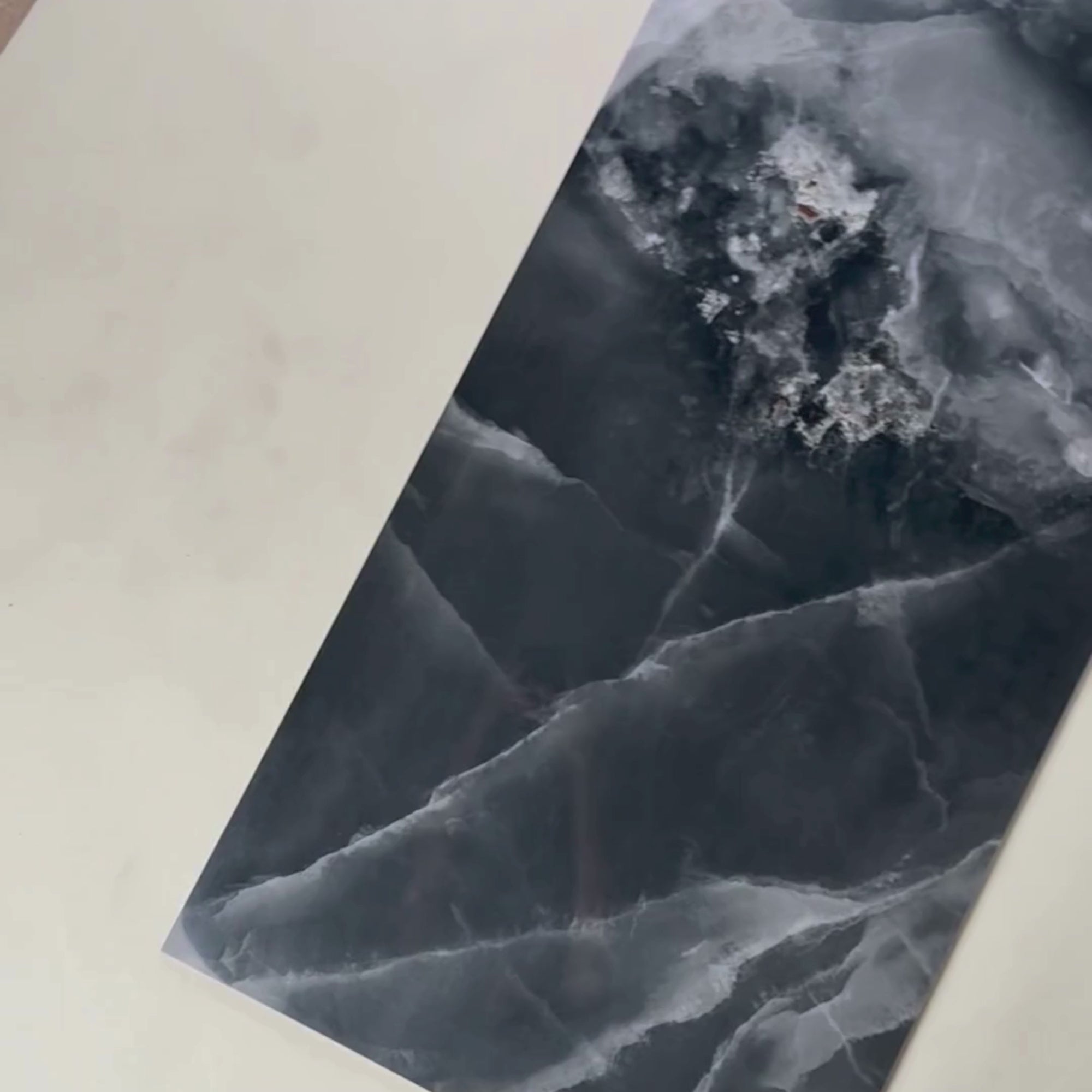 Image of Crystal Midnight Black Marble tile 60x120cm