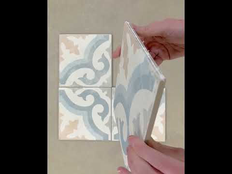 Image of Remor pattern tile 20x20cm