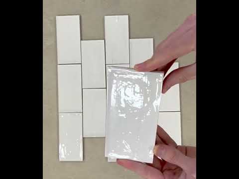 Image of rustic white brick tile youtube video