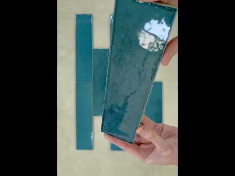 Image of Agadir Lago Blue Gloss wall tile YOUTUBE VIDEO