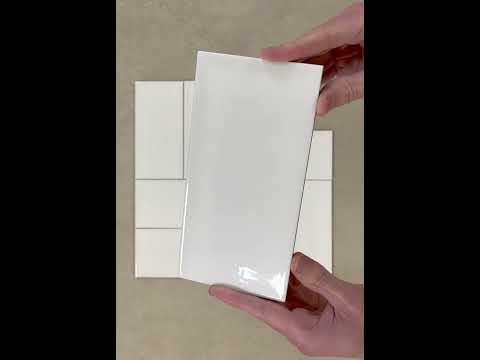 Image of artisan white brick wall tile youtube video