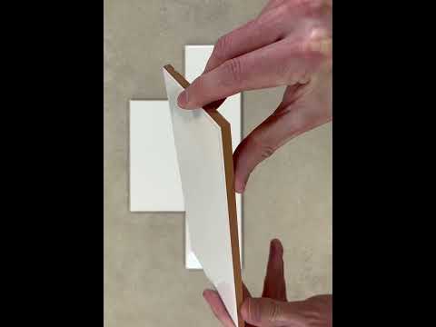 Image of Flat Gloss White Brick tile 10x20cm