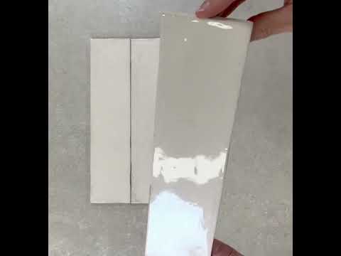 Image of Laurel Porcelain Brick Tiles 7.5x30cm YouTube video
